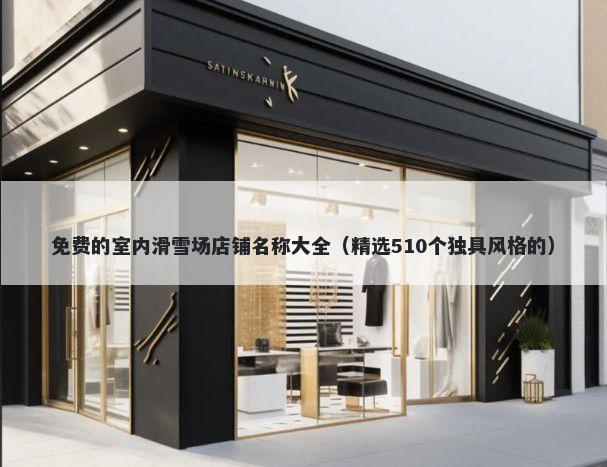 免费的室内滑雪场店铺名称大全（精选510个独具风格的）
