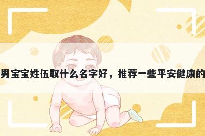 刚出生的男宝宝姓伍取什么名字好，推荐一些平安健康的男孩名字