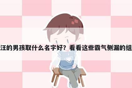 姓汪的男孩取什么名字好？看看这些霸气侧漏的组合