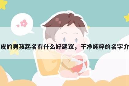 姓皮的男孩起名有什么好建议,干净纯粹的名字介绍