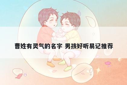 曹姓有灵气的名字 男孩好听易记推荐