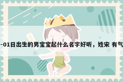 2025年-12月-01日出生的男宝宝起什么名字好听,姓宋 有气质的名字推荐