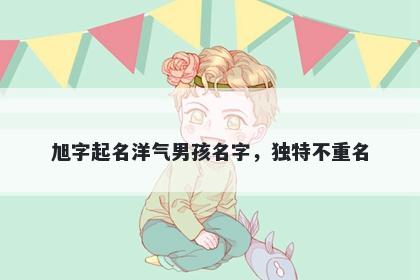 旭字起名洋气男孩名字，独特不重名