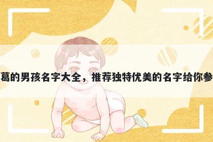 姓葛的男孩名字大全，推荐独特优美的名字给你参考