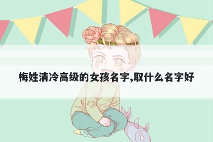 梅姓清冷高级的女孩名字,取什么名字好