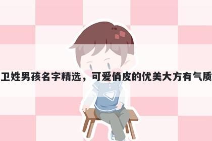 卫姓男孩名字精选,可爱俏皮的优美大方有气质