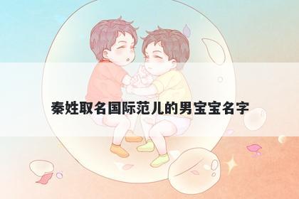 秦姓取名国际范儿的男宝宝名字