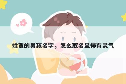 姓贺的男孩名字,怎么取名显得有灵气