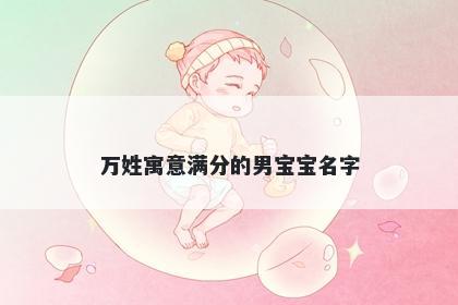 万姓寓意满分的男宝宝名字