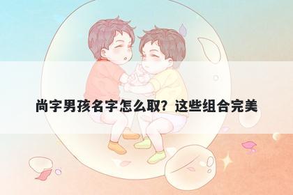 尚字男孩名字怎么取？这些组合完美