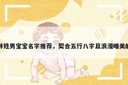 林姓男宝宝名字推荐，契合五行八字且浪漫唯美的
