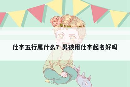 仕字五行属什么？男孩用仕字起名好吗