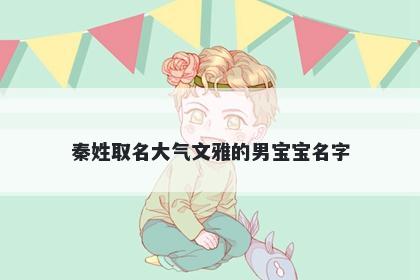 秦姓取名大气文雅的男宝宝名字