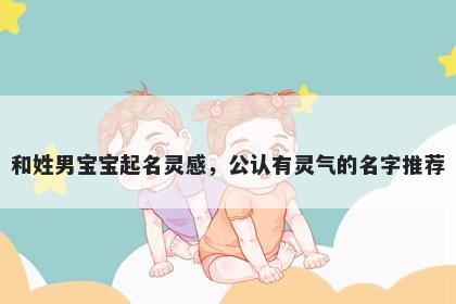 和姓男宝宝起名灵感，公认有灵气的名字推荐