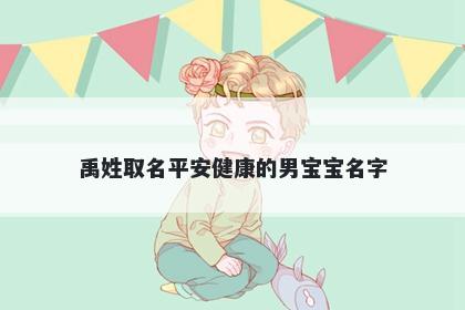 禹姓取名平安健康的男宝宝名字