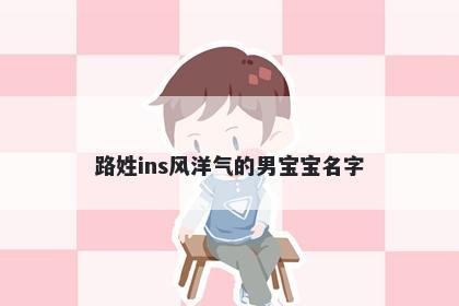 路姓ins风洋气的男宝宝名字