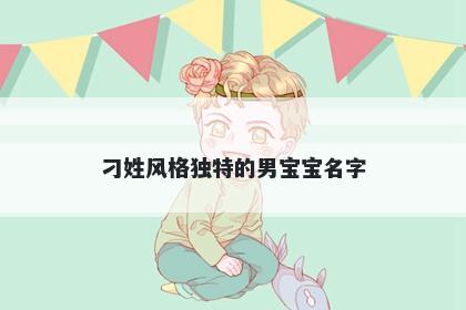 刁姓风格独特的男宝宝名字