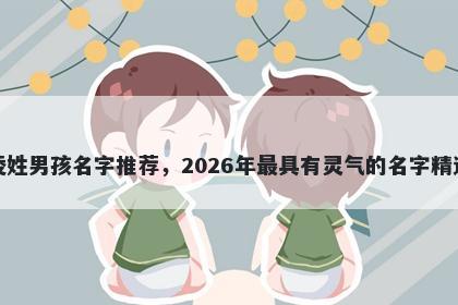 凌姓男孩名字推荐，2026年最具有灵气的名字精选