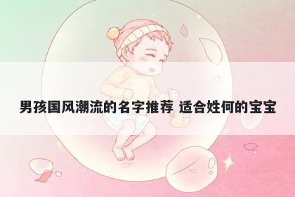 男孩国风潮流的名字推荐 适合姓何的宝宝