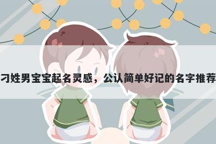 刁姓男宝宝起名灵感，公认简单好记的名字推荐