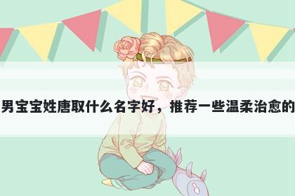 刚出生的男宝宝姓唐取什么名字好，推荐一些温柔治愈的男孩名字