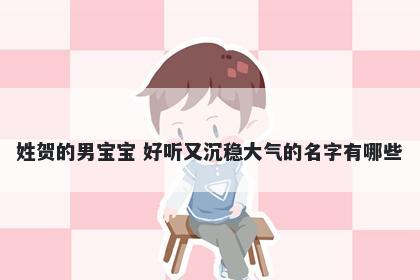 姓贺的男宝宝 好听又沉稳大气的名字有哪些