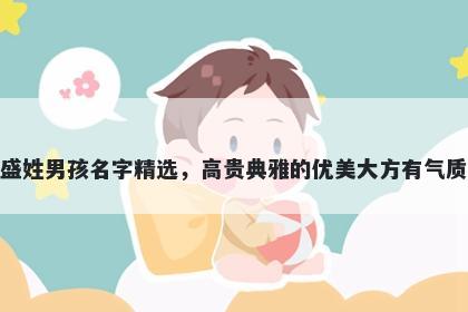 盛姓男孩名字精选，高贵典雅的优美大方有气质