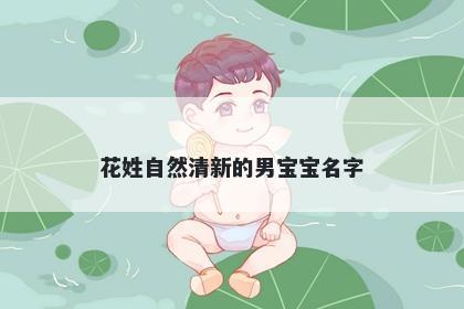 花姓自然清新的男宝宝名字