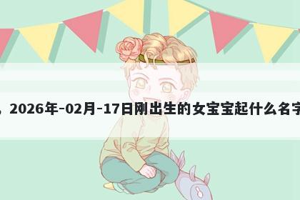 我姓石，2026年-02月-17日刚出生的女宝宝起什么名字比较好