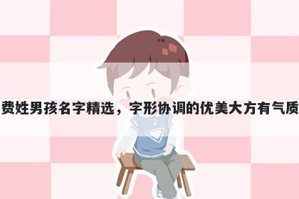 费姓男孩名字精选，字形协调的优美大方有气质