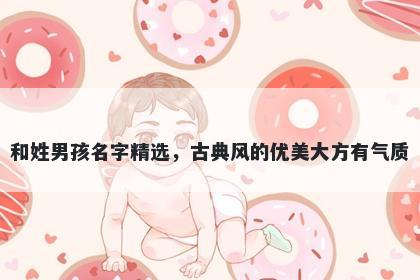 和姓男孩名字精选，古典风的优美大方有气质