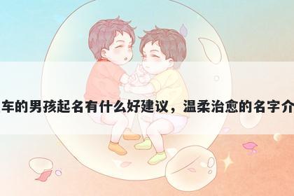 姓车的男孩起名有什么好建议，温柔治愈的名字介绍