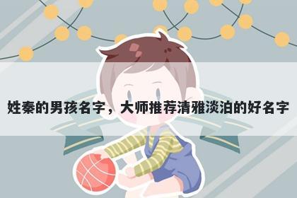 姓秦的男孩名字，大师推荐清雅淡泊的好名字