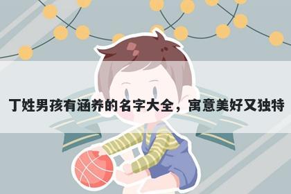 丁姓男孩有涵养的名字大全，寓意美好又独特