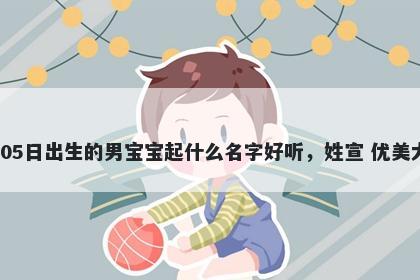 2026年-03月-05日出生的男宝宝起什么名字好听,姓宣 优美大方的名字推荐