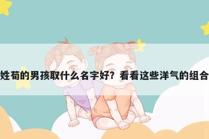 姓荀的男孩取什么名字好？看看这些洋气的组合