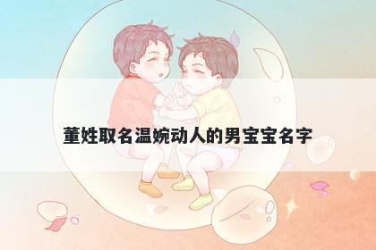 董姓取名温婉动人的男宝宝名字