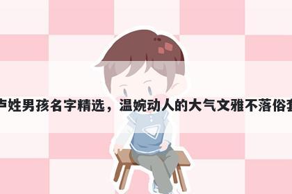 卢姓男孩名字精选，温婉动人的大气文雅不落俗套