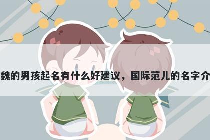 姓魏的男孩起名有什么好建议，国际范儿的名字介绍