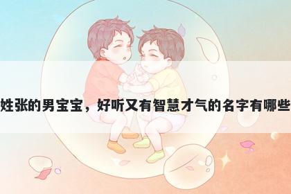 姓张的男宝宝，好听又有智慧才气的名字有哪些