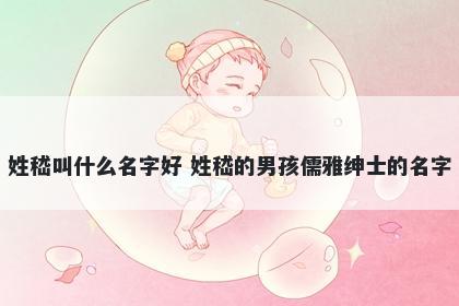 姓嵇叫什么名字好 姓嵇的男孩儒雅绅士的名字