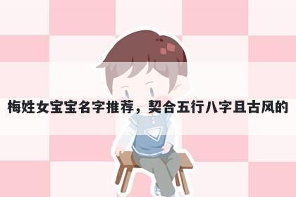 梅姓女宝宝名字推荐，契合五行八字且古风的