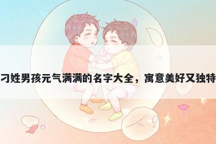 刁姓男孩元气满满的名字大全，寓意美好又独特