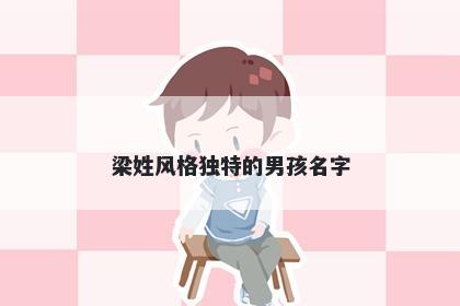 梁姓风格独特的男孩名字
