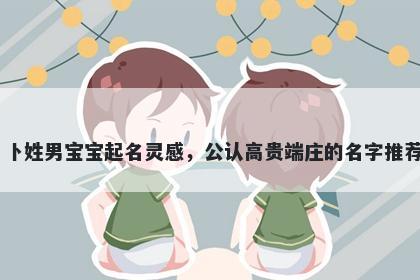 卜姓男宝宝起名灵感，公认高贵端庄的名字推荐