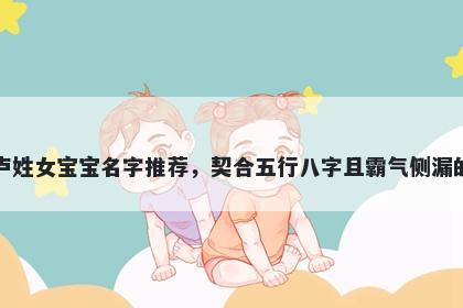 卢姓女宝宝名字推荐，契合五行八字且霸气侧漏的