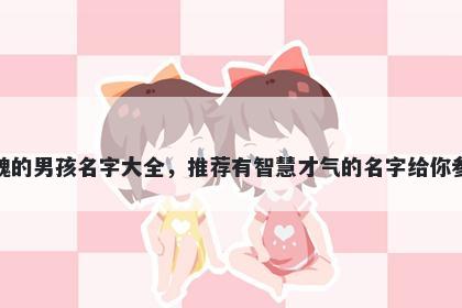 姓魏的男孩名字大全，推荐有智慧才气的名字给你参考