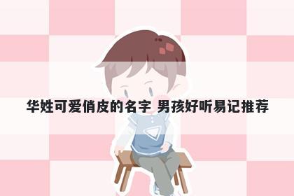 华姓可爱俏皮的名字 男孩好听易记推荐