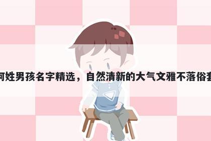 何姓男孩名字精选，自然清新的大气文雅不落俗套
