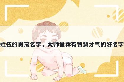 姓伍的男孩名字，大师推荐有智慧才气的好名字